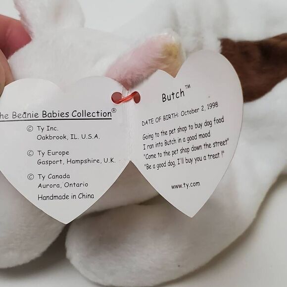 Ty Beanie Baby BUTCH Stuffed Animal Toy - Picture 2 of 5